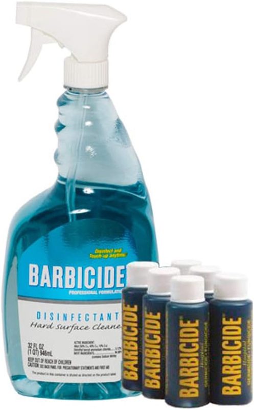 Desinfetante Barbicide concentrado com frasco pulverizador