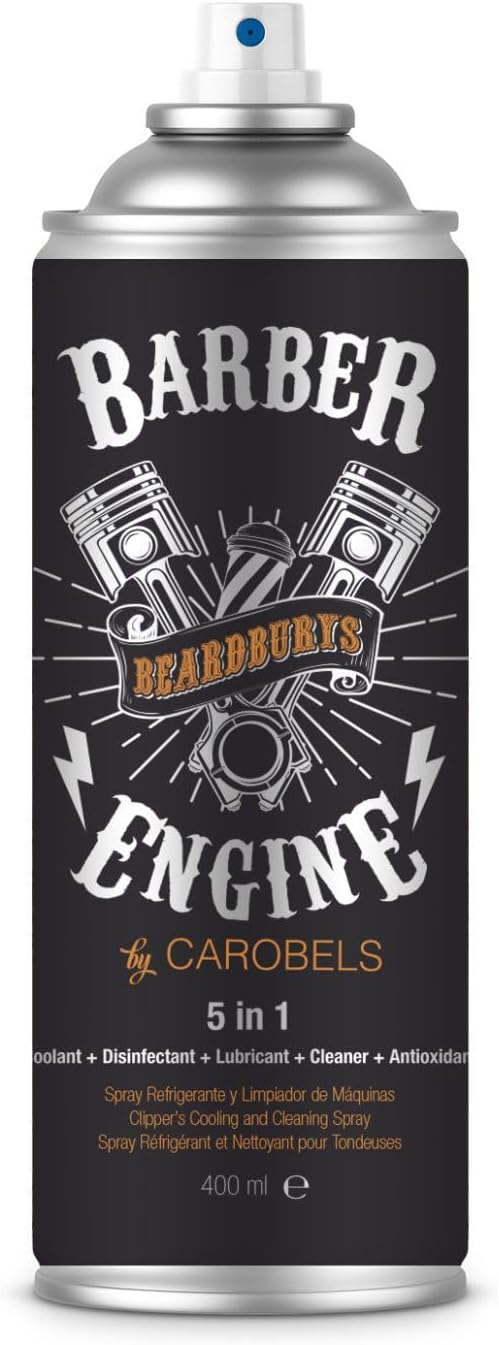 Spray Beardburys 5 em 1 para limpeza e manutenção de máquinas