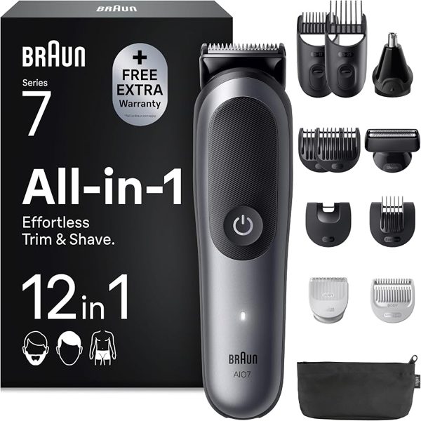 Aparador Braun Series 7 AIO7545 12 em 1 com acessórios