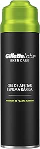 Gel de barbear Gillette Labs com espuma rápida