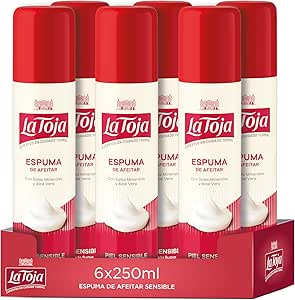 Espuma de barbear La Toja para pele sensível