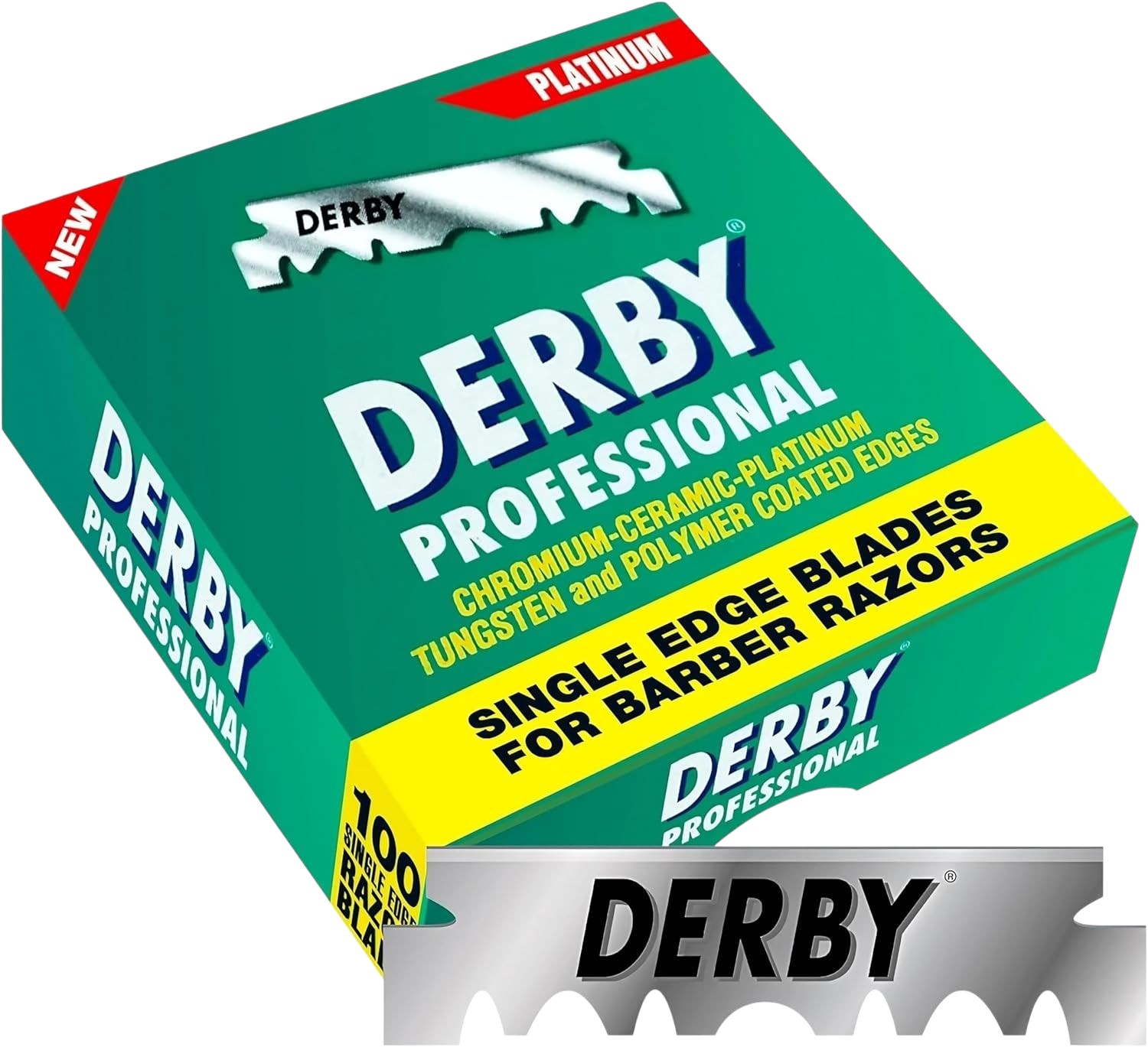 Lâminas Derby Professional para navalha de barbeiro