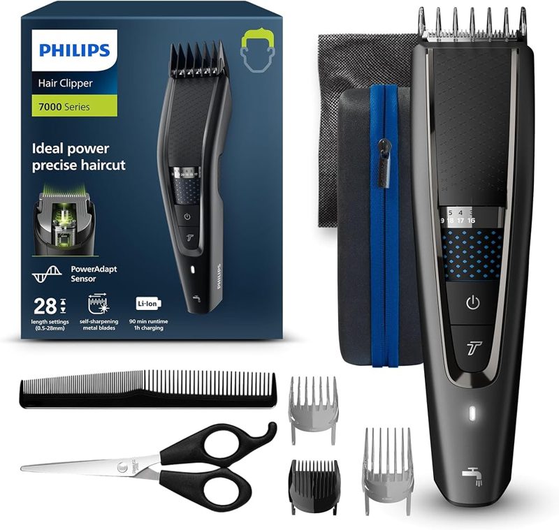 Philips HC7650 Series 7000 com pentes guia e caixa de viagem
