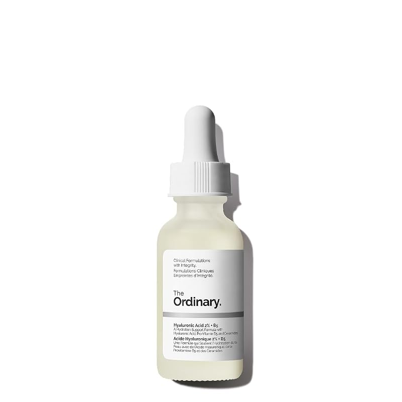 Frasco conta-gotas de sérum The Ordinary Hyaluronic Acid 2% + B5 com ceramidas