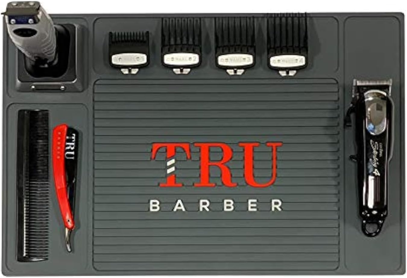 Tapete organizador TRU BARBER para bancada de barbeiro