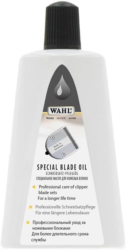 Óleo de manutenção de lâminas Wahl Special Blade Oil em frasco de 200 ml